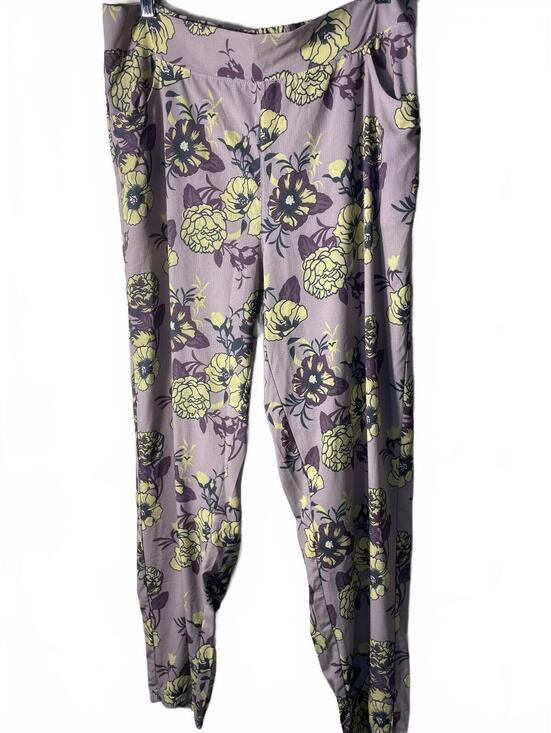 Oiselle Pants - Oiselle Jogger Pants Womens Size XL Purple Benjamina Floral Relaxed Athletic New